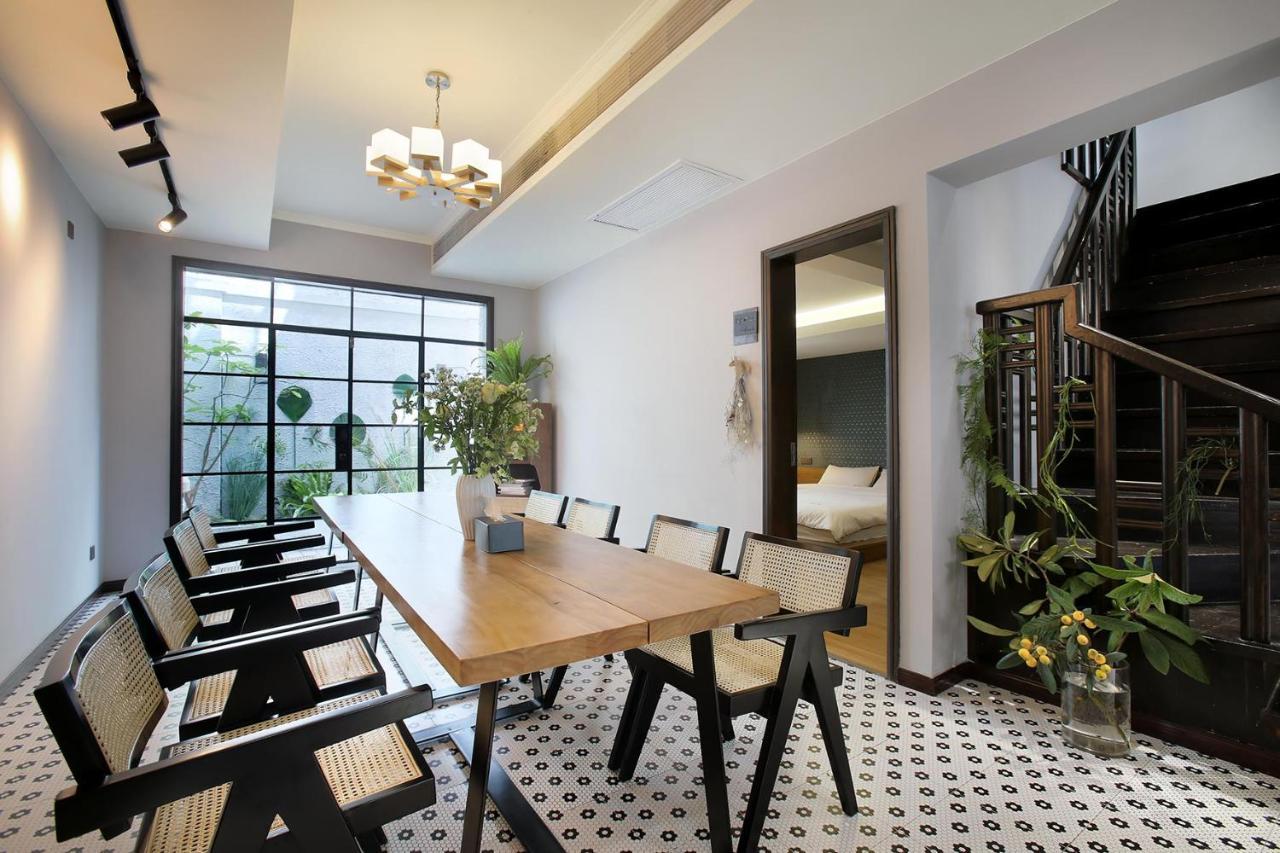 Shanghai Downtown Hills Boutique Guesthouse - Near Metro Line 7, Exit 3, Changping Road Xangai Exterior foto